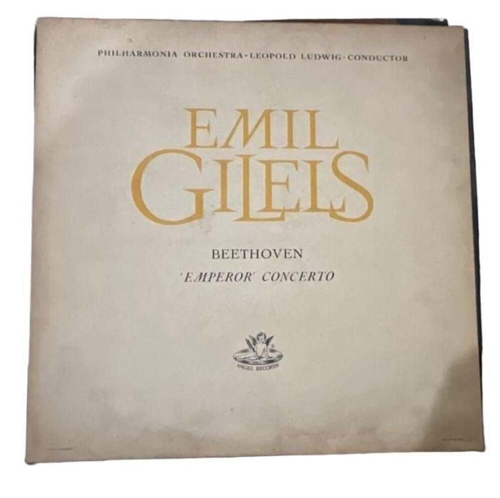Emil Gilels Philharmonia, Leopold Ludwig - Beethoven 'Emperor' Concerto Vinyl LP